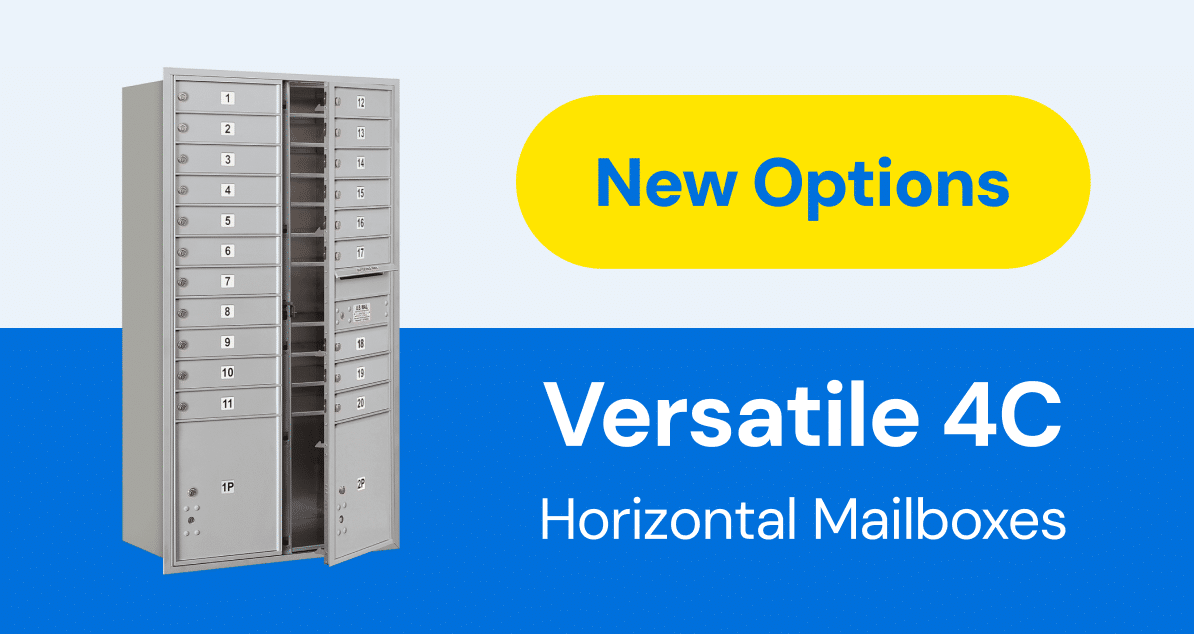 New Options for Versatile 4C Horizontal Mailboxes
