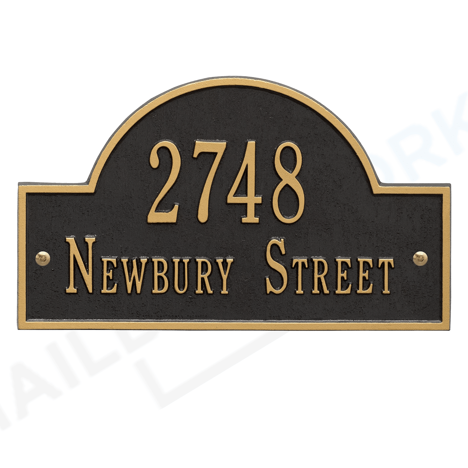 Whitehall Arch Marker Address Plaque for Sale Product Image
