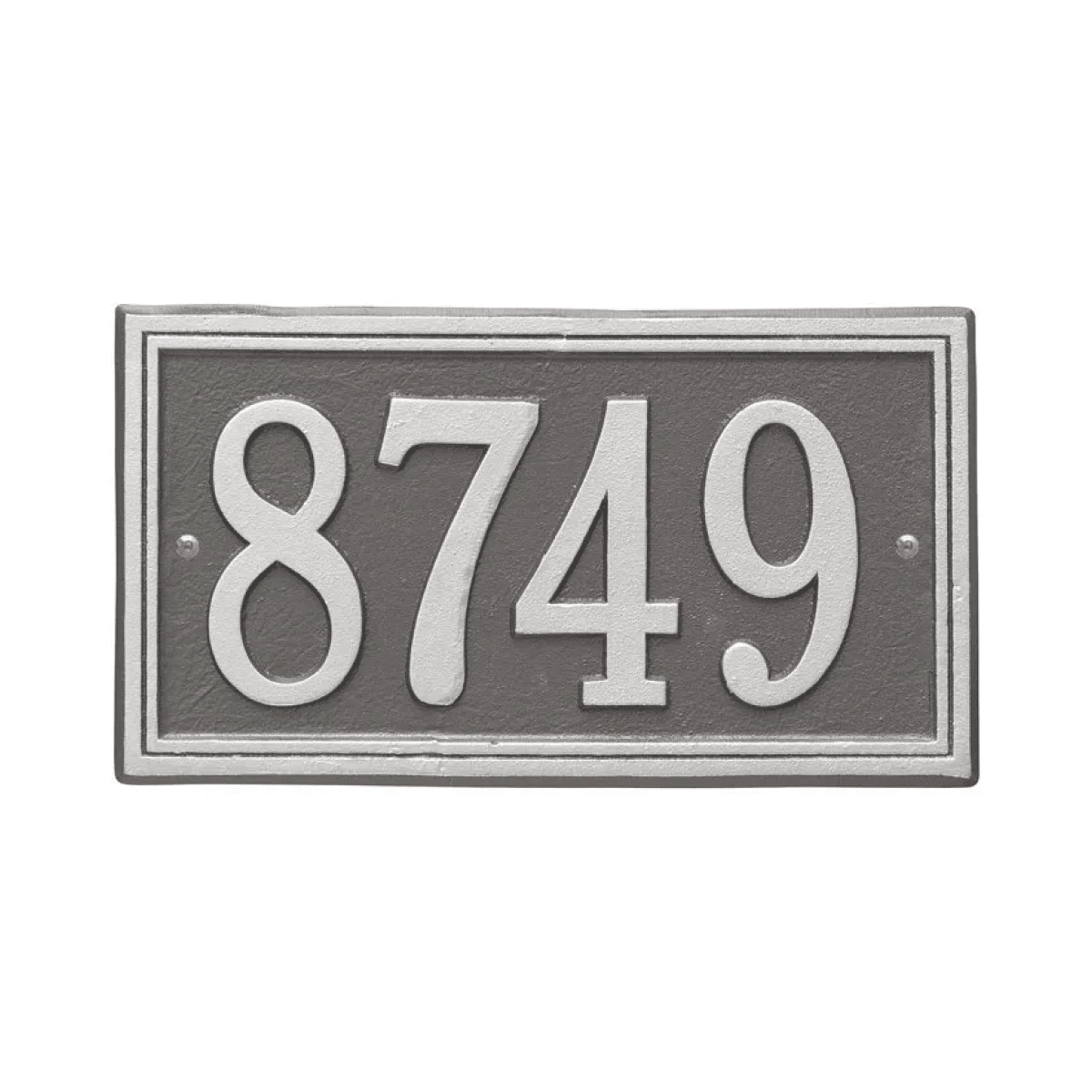 Whitehall Double Line Aluminum Address Plaque Product Image