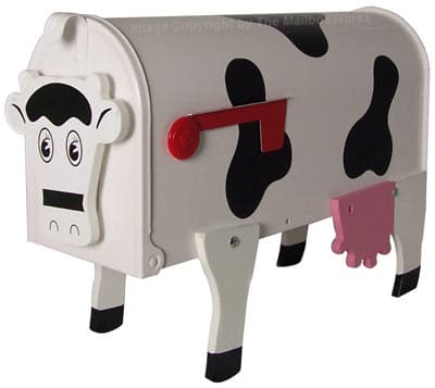 Original Cow Novelty Mailboxes