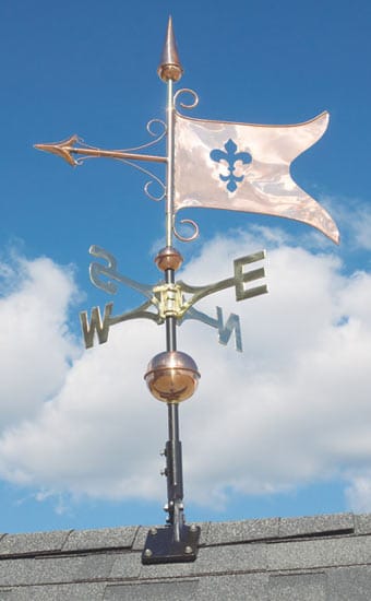 Whitehall Copper Banner Classic Weathervane