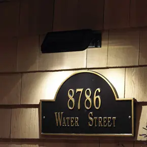 Whitehall Solar Lamp Night Time