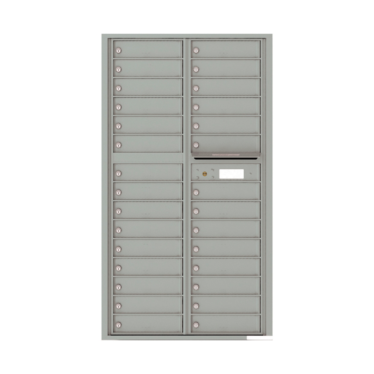 Surface Mount 4C Horizontal Mailbox – 29 Doors – Front Loading – 4C16D-29-SM Product Image