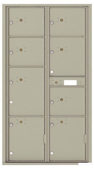 4C16D8P Front Private Distribution 4C Mailboxes