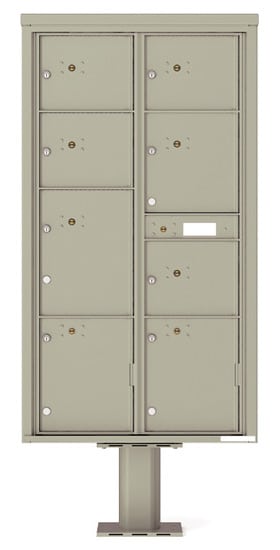 4C16D8P Parcel Lockers 4C Pedestal Mailboxes