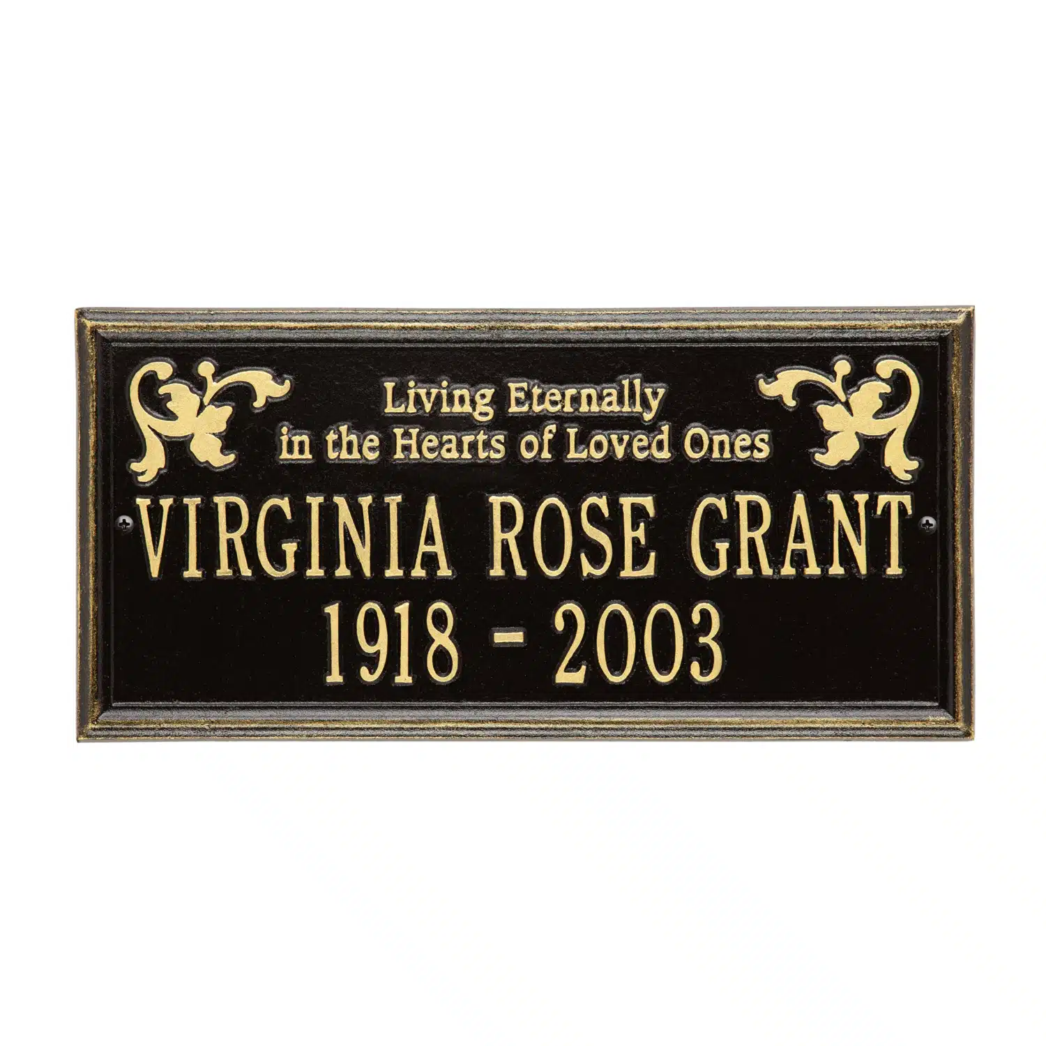 Whitehall Wilmington Living Eternally Memorial Plaque Product Image