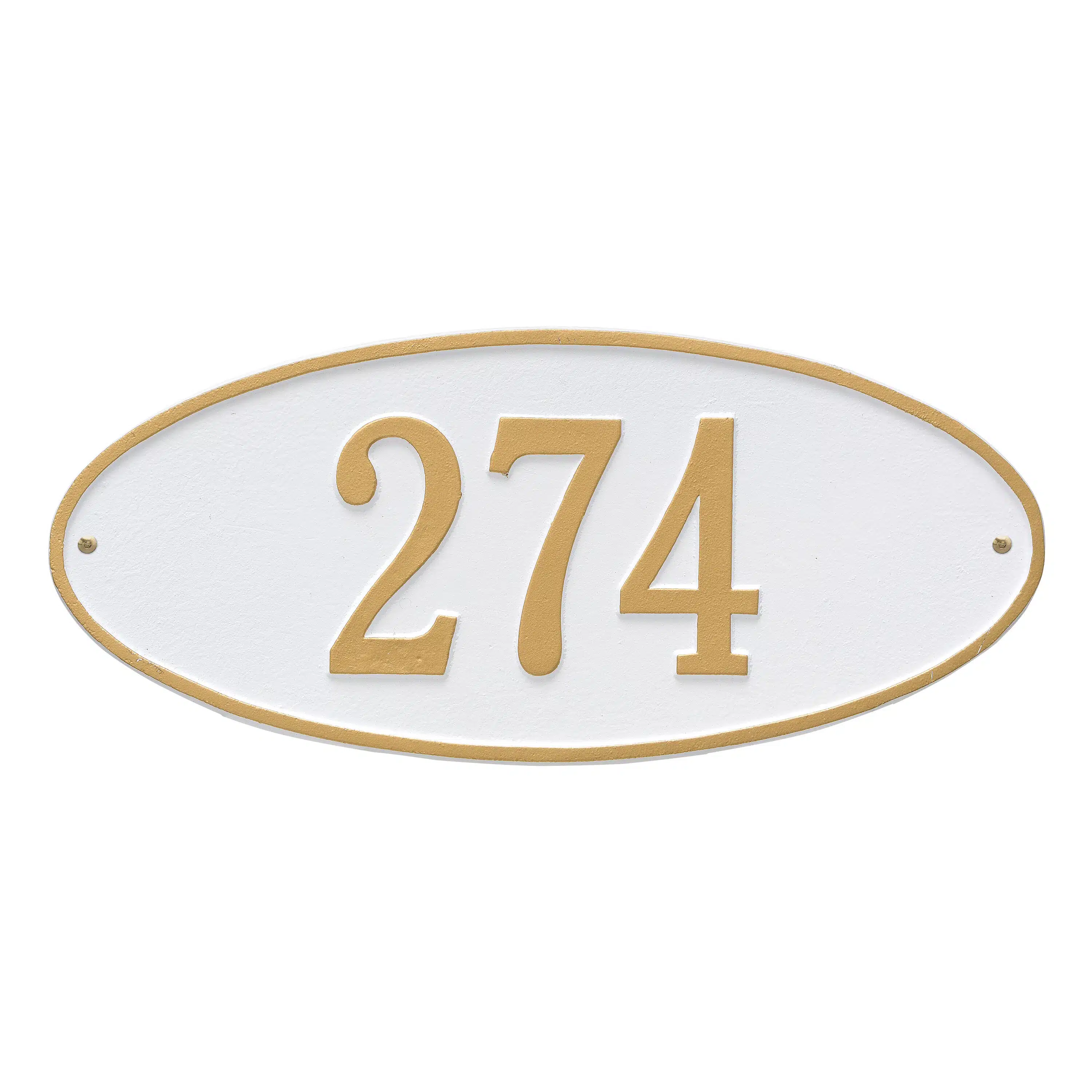 Whitehall Madison Oval Aluminum Address Plaque Product Image