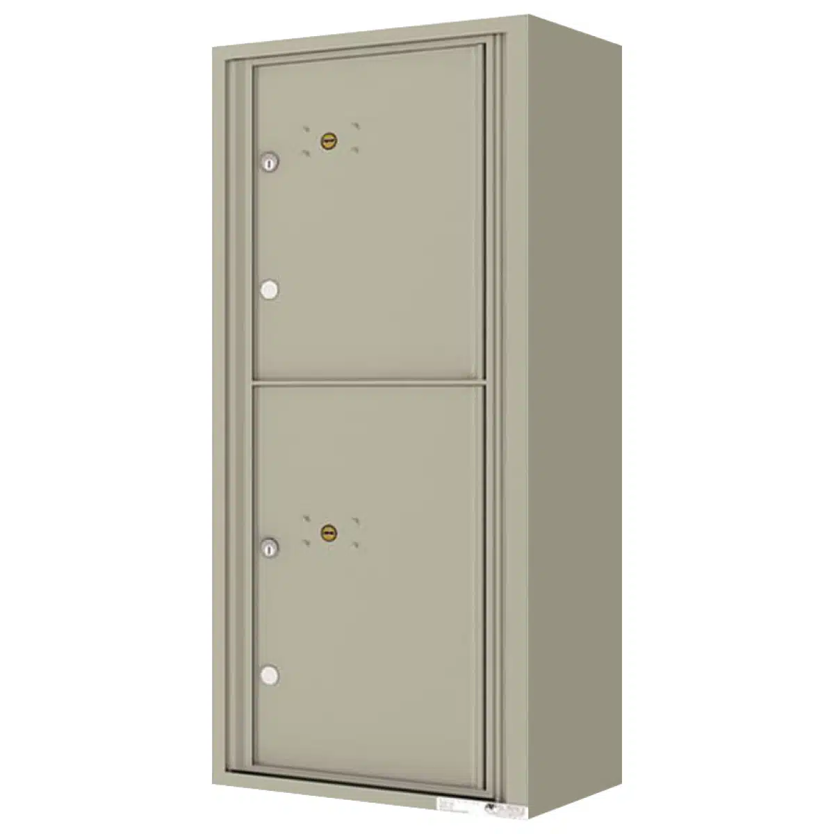Surface Mount 4C Horizontal Mailbox -, 2 Parcel Lockers – 4C11S-2P-SM Product Image