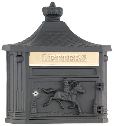 Victorian Locking Wall Mount Mailbox Product Image