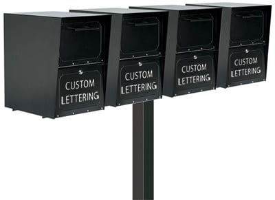 Oasis Drop Boxes Quad Standard Post