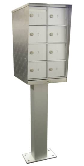 Bommer 8 Door Commercial Cluster Mailboxes