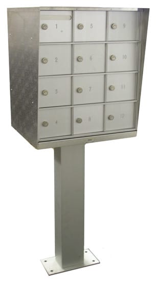 Pedestal 12 Door Cell Phone Lockers