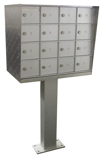 Bommer 16 Door Commercial Cluster Mailboxes