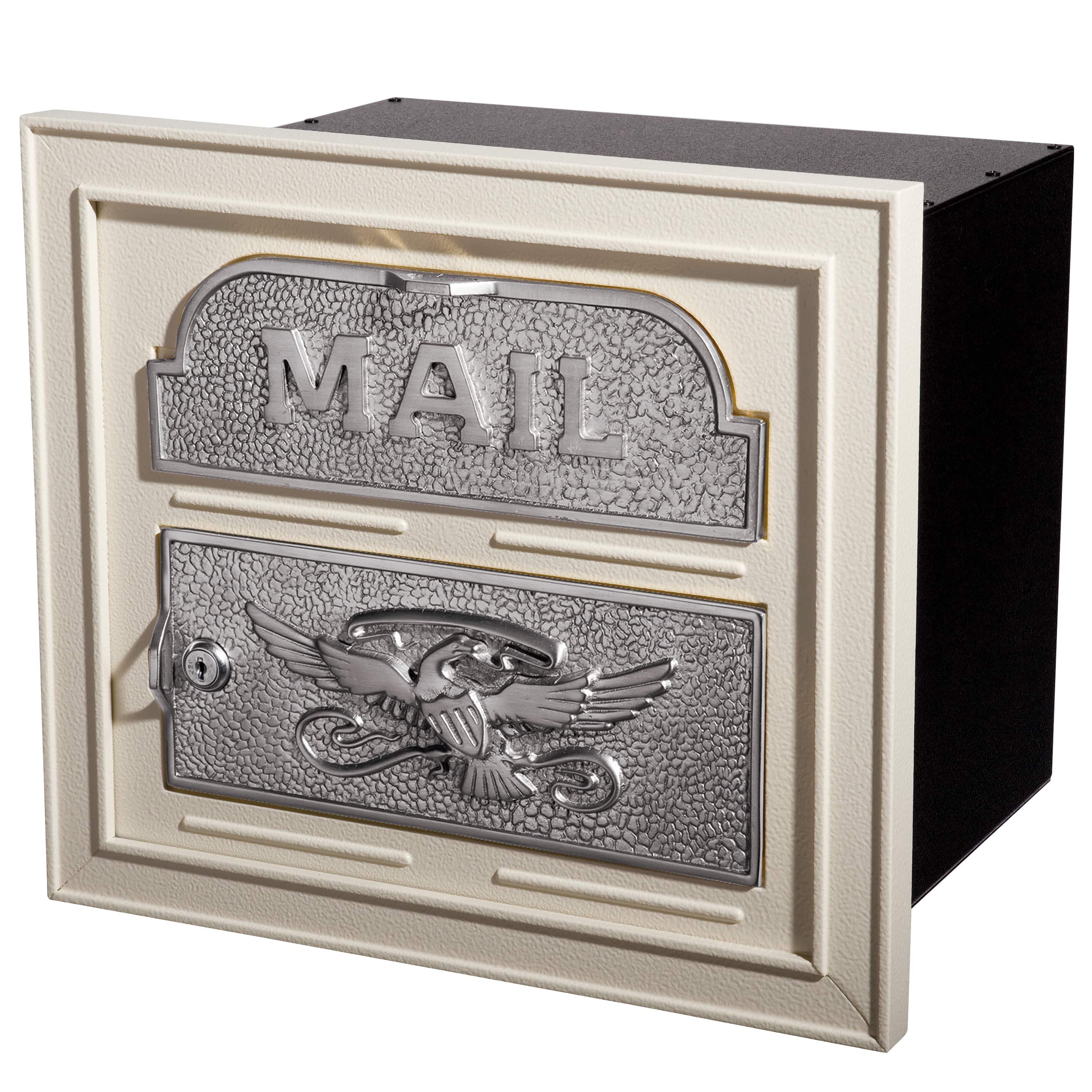 Residential Mailboxes - Locking Wall Mount Gaines Classic Faceplate