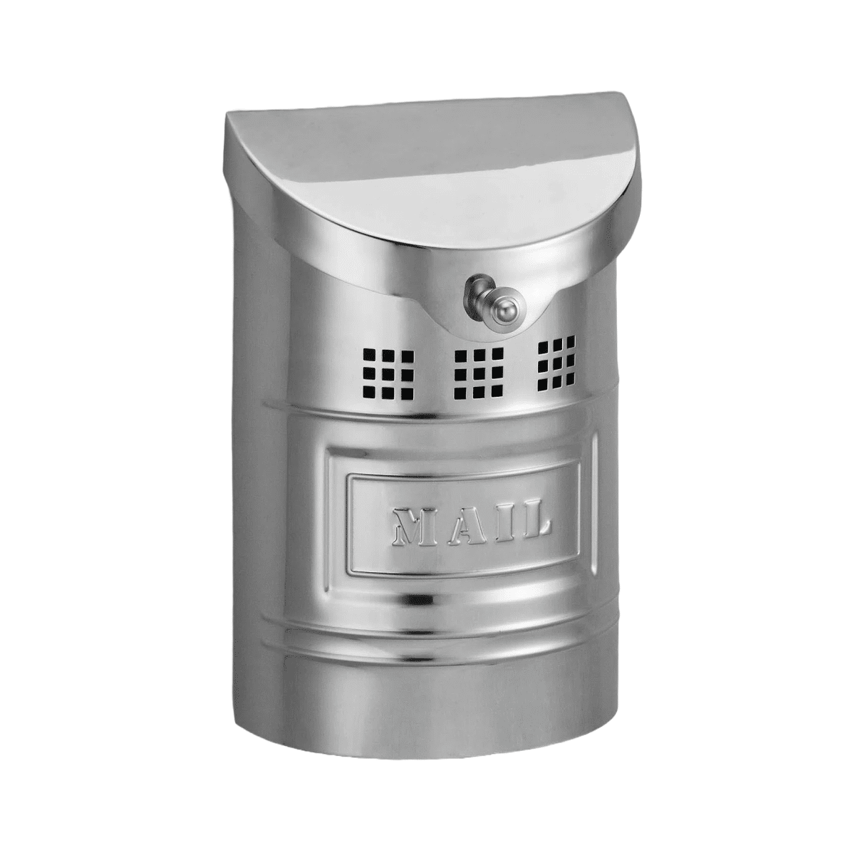 Ecco Stainless Wall Mount Mailbox with Steel Label Product Image