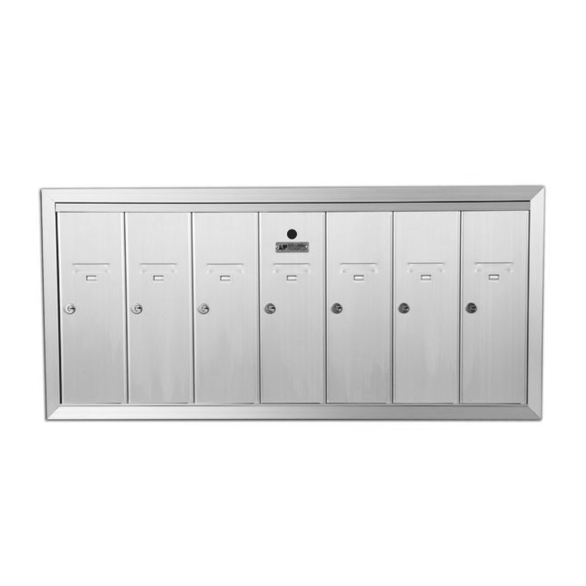 Anodized Aluminum Florence 7 Door Vertical Mailbox Product Image