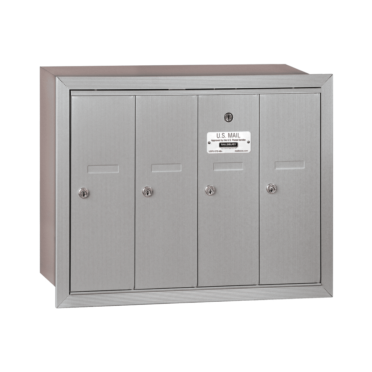 Powder Coat Salsbury 4 Door Vertical Mailbox Product Image