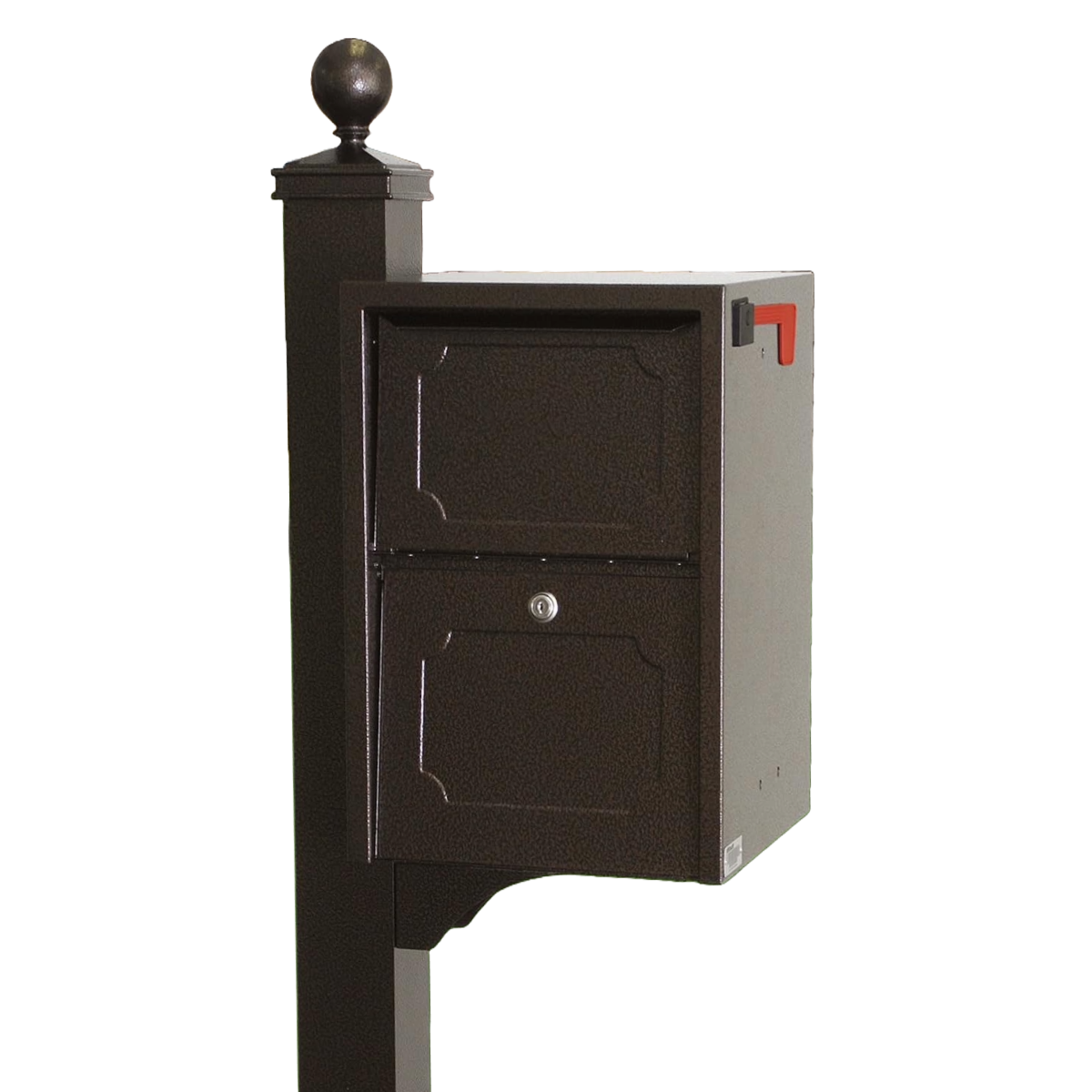dVault Junior Delivery Vault Mailbox with Deluxe Post Product Image