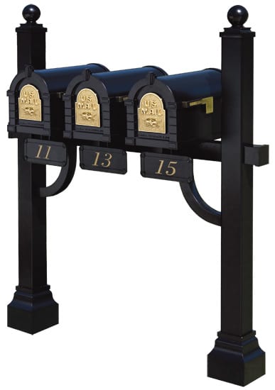 Keystone Mailboxes with Tri Mount Post Product Image