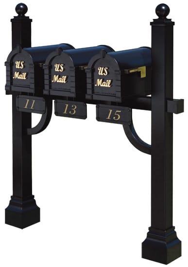 Keystone Signature Series Mailboxes with Tri Mount Post Product Image