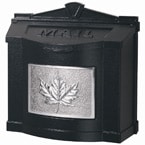 Gaines Leaf Wall Mount Black Nickel