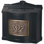 Gaines Leaf Wall Mount Black Bronze