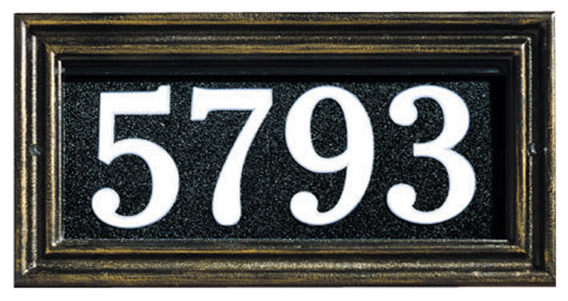Whitehall Illuminator Address Plaque