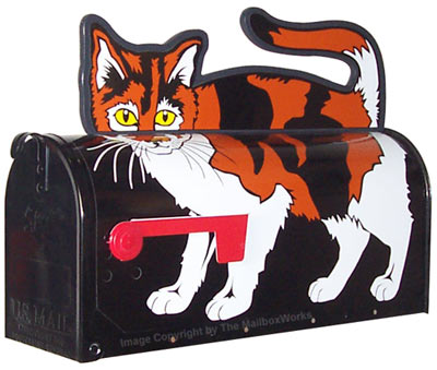 Calico Cat Novelty Mailboxes
