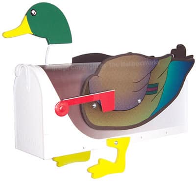 Mallard Duck Novelty Mailbox