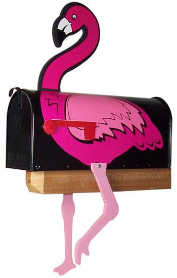 Flamingo Novelty Mailbox