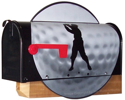 Golf Ball Novelty Mailbox