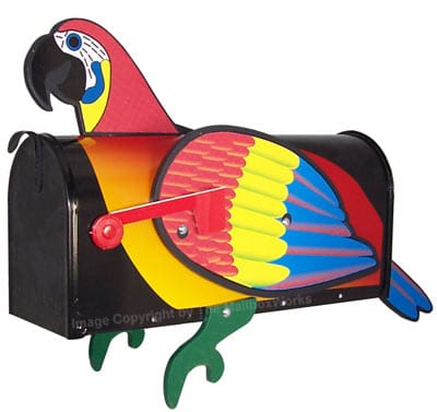 Parrot Novelty Mailbox