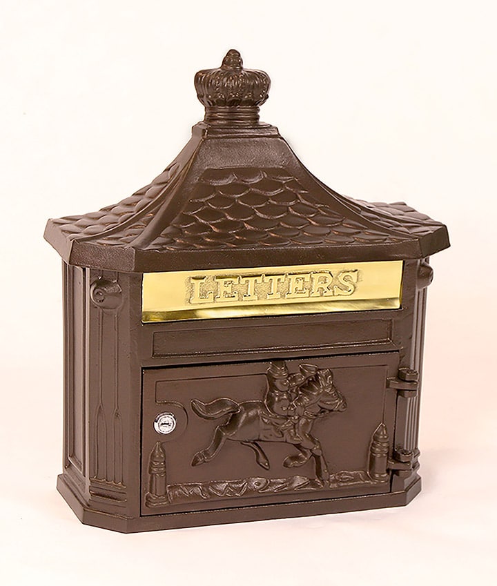 Residential Mailboxes - Locking Wall Mount Victorian