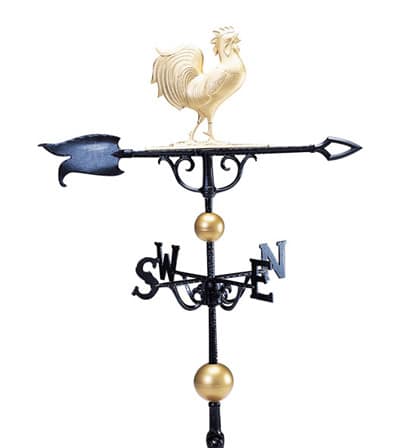 Whitehall 46 Inch Rooster Traditional Weathervane Product Image