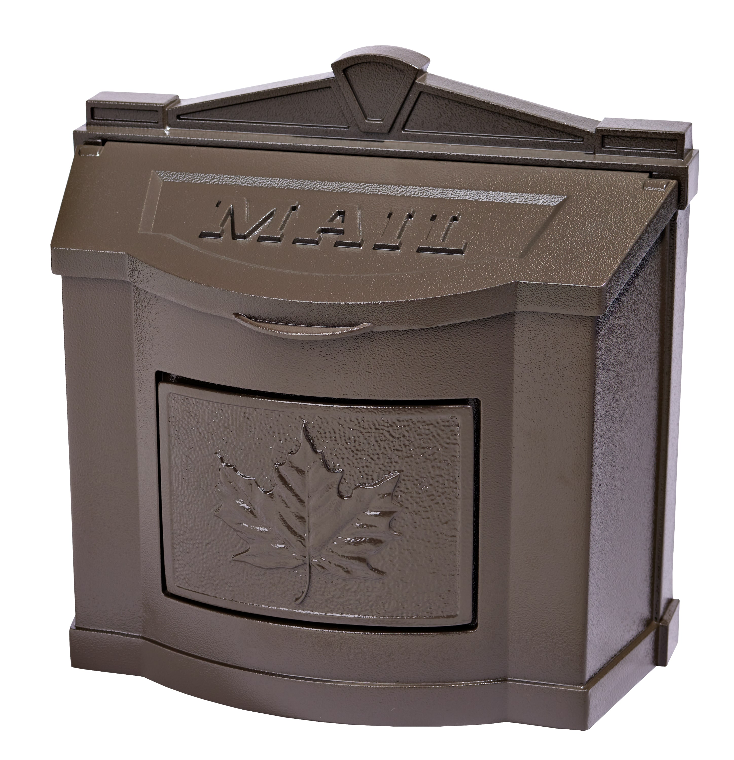 AZ620-SILVER Patriotic Metal Outgoing Mail Flag And