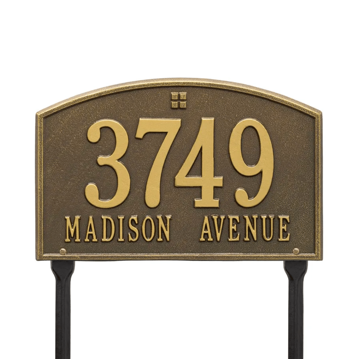 Whitehall Cape Charles Rectangle Lawn Marker Address Plaque Product Image