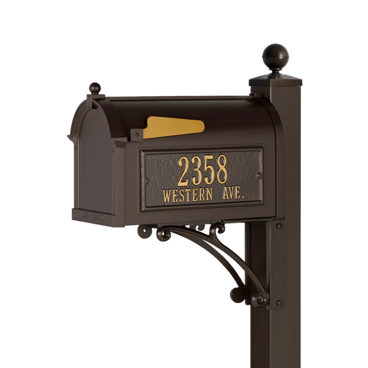Whitehall Custom Capitol Mailbox and Post Package for Sale (Optional Post & Accessories) Product Image