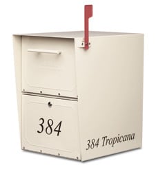 Oasis Locking Mailbox Sand
