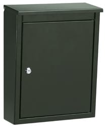 Soho Wall Mount Mailbox Black