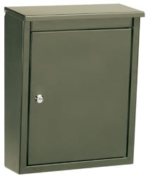 Soho Wall Mount Mailbox Bronze