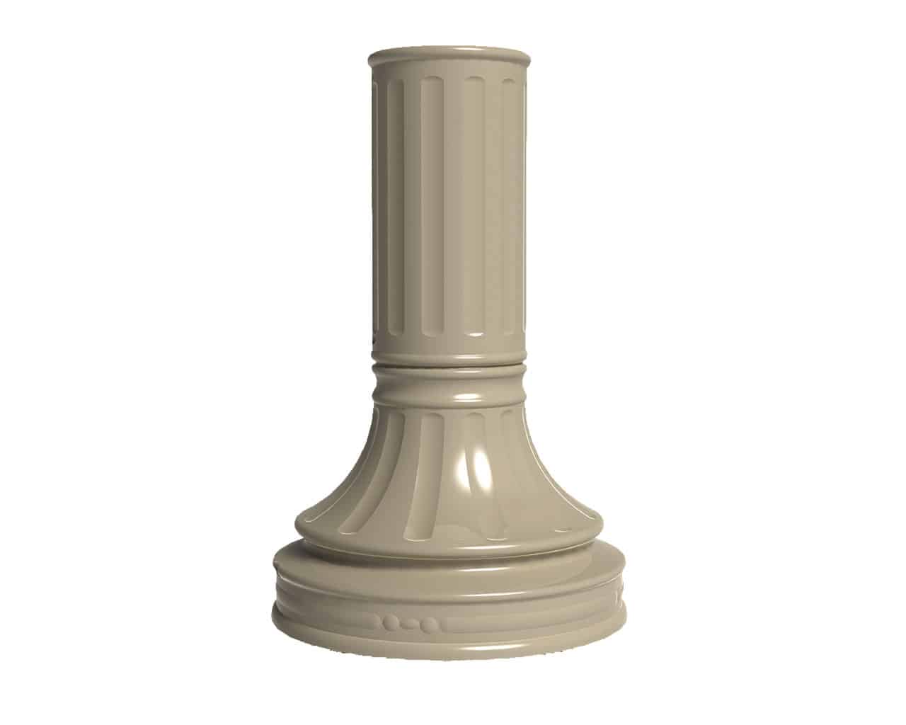 Florence Traditional Column Pedestal Cover For Cluster Box Units – Long Product Image
