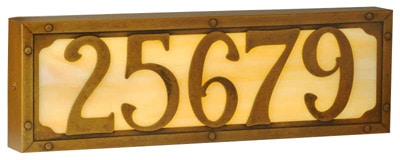 America's Finest Willoglen Illuminated House Numbers
