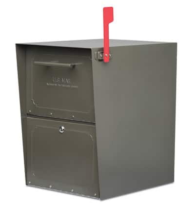 Residential Mailboxes Medium Oasis Locking Decorative Post Mount