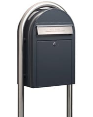 Bobi Classic Front Access Mailboxes Grey