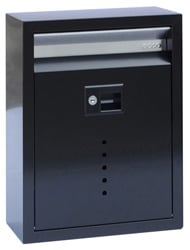 Ecco 10 Wall Mount Mailbox Black