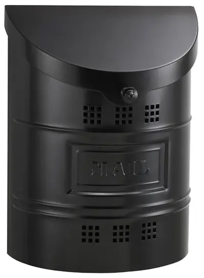 Ecco Black Wall Mount Mailbox Product Image