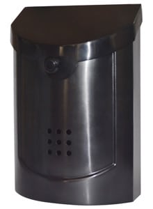 Ecco 5 Mailbox Black Pewter