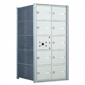 Florence 140052 Horizontal Mailbox Anodized Aluminum