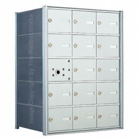 Florence 140053 Horizontal Mailbox Anodized Aluminum
