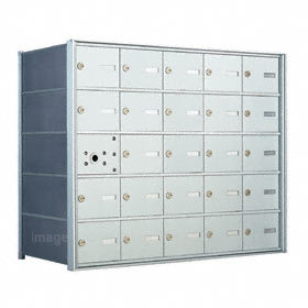 Florence 140055 Horizontal Mailbox Anodized Aluminum